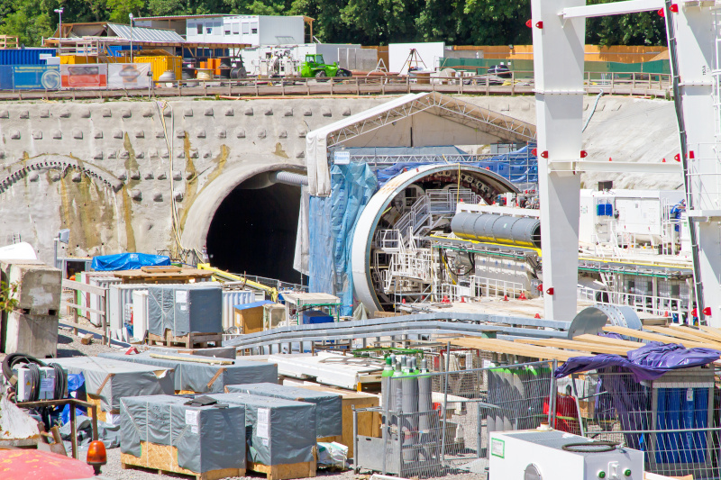 Tunnelbau - Fildertunnel, Stuttgart 21, Flughafen