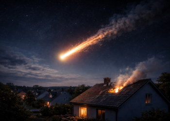 Meteorit über Deutschland