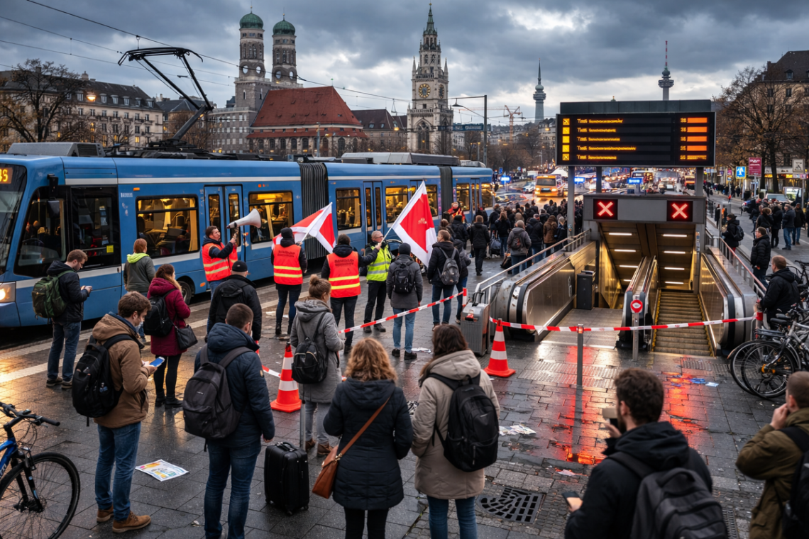 Wunderbar Streik In Mnchen Bildernull