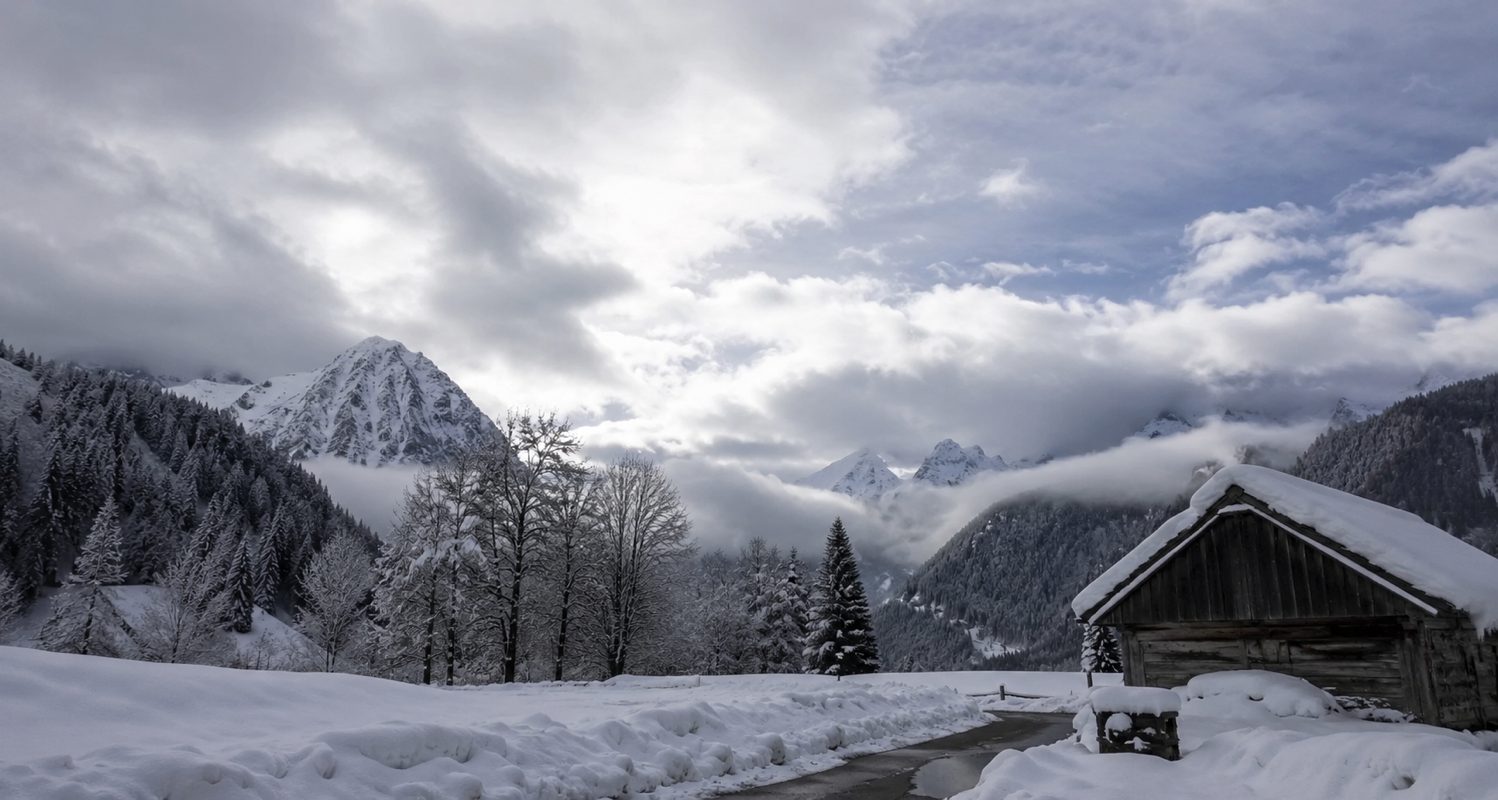 Wintereinbruch zu Himmelfahrt