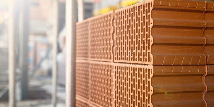 Ziegel sind ein Hauptbaustoff